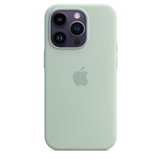 Custodia MagSafe in silicone per iPhone 14 Pro - Agave