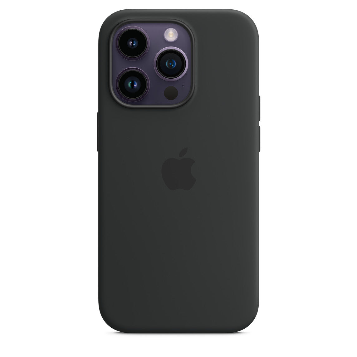 Custodia MagSafe in silicone per iPhone 14 Pro - Mezzanotte