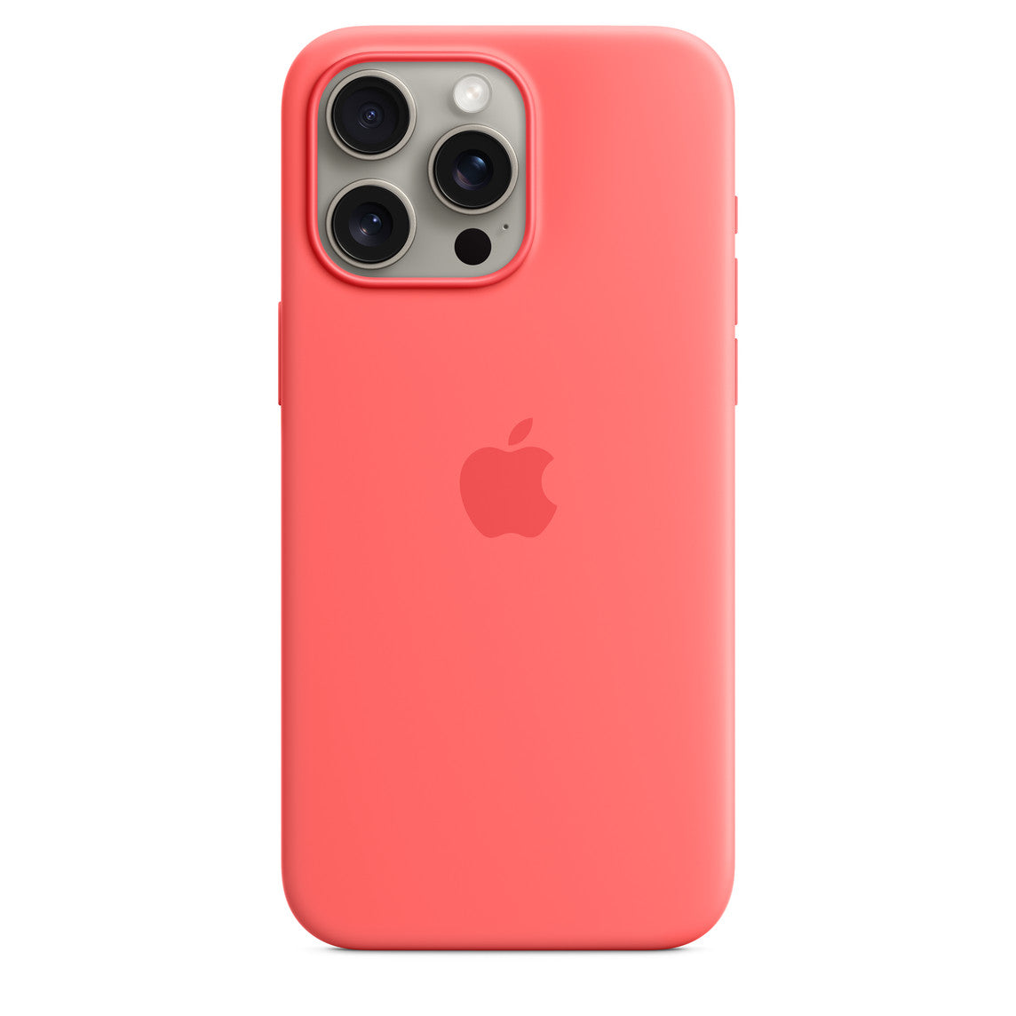 Custodia MagSafe in silicone per iPhone 15 Pro Max - Guava