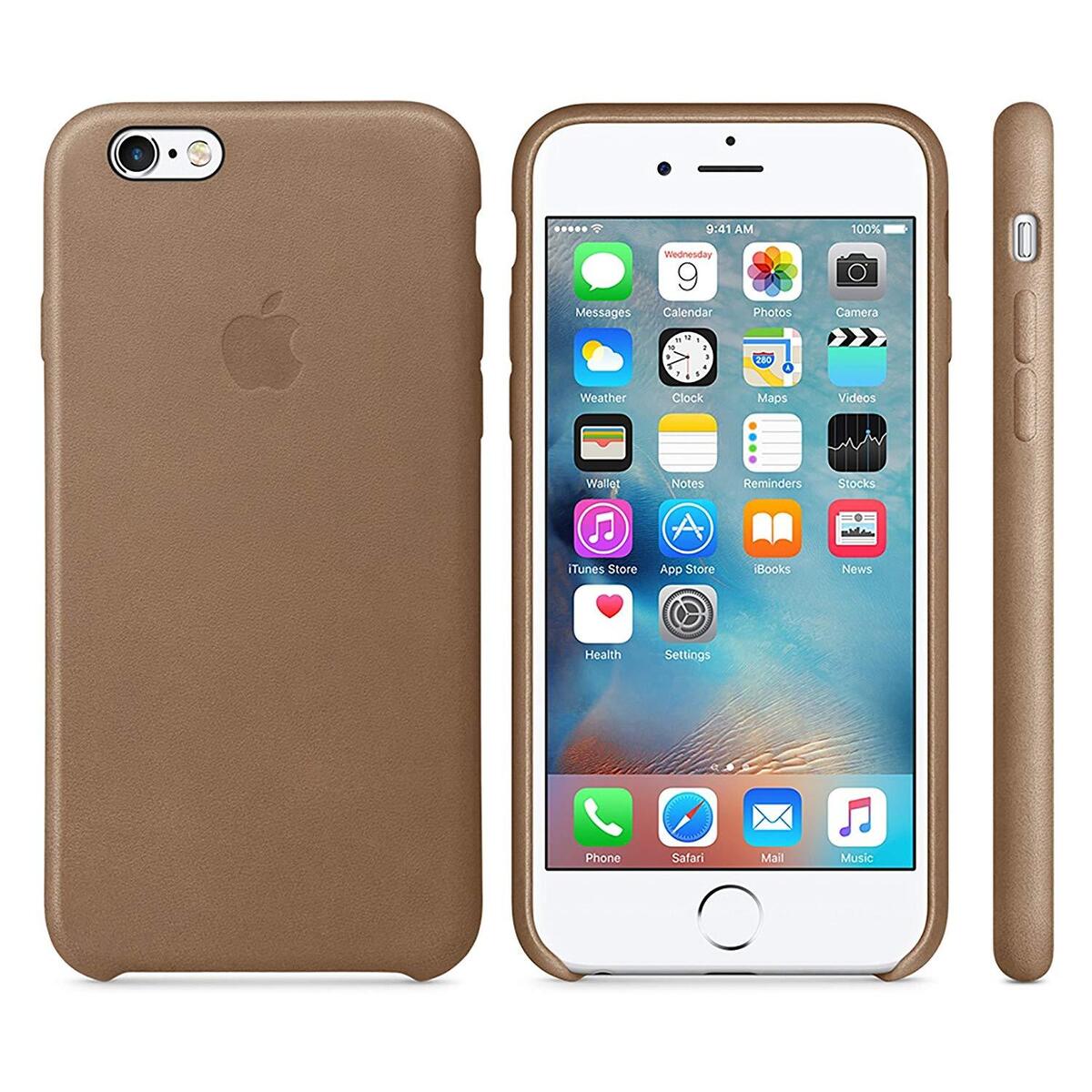 Custodia in Pelle per iPhone 6/6S - Marrone