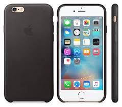 Custodia in Pelle per iPhone 6/6S - Nero