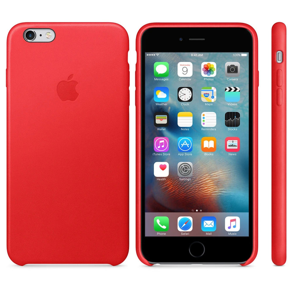 Custodia in Pelle per iPhone 6/6S - Rosso