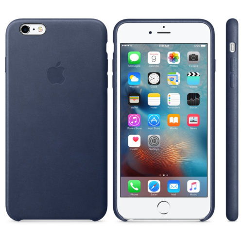 Custodia in Pelle per iPhone 6 Plus/6S Plus - Blu scuro