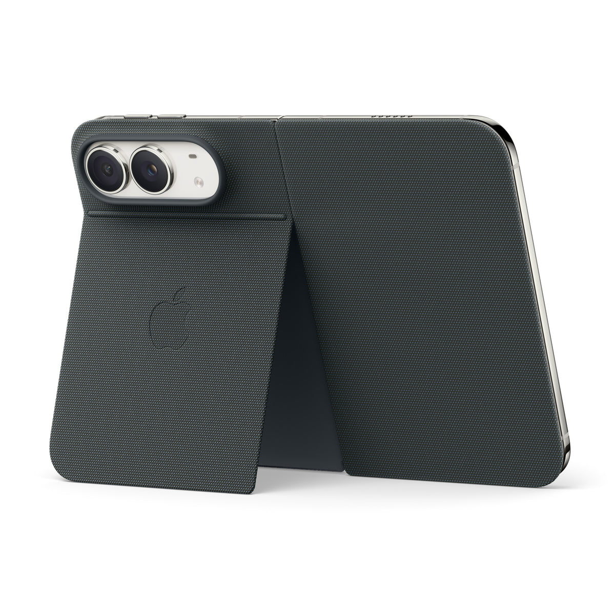 Custodia Folio per iPhone Duo con supporto - Blu marino