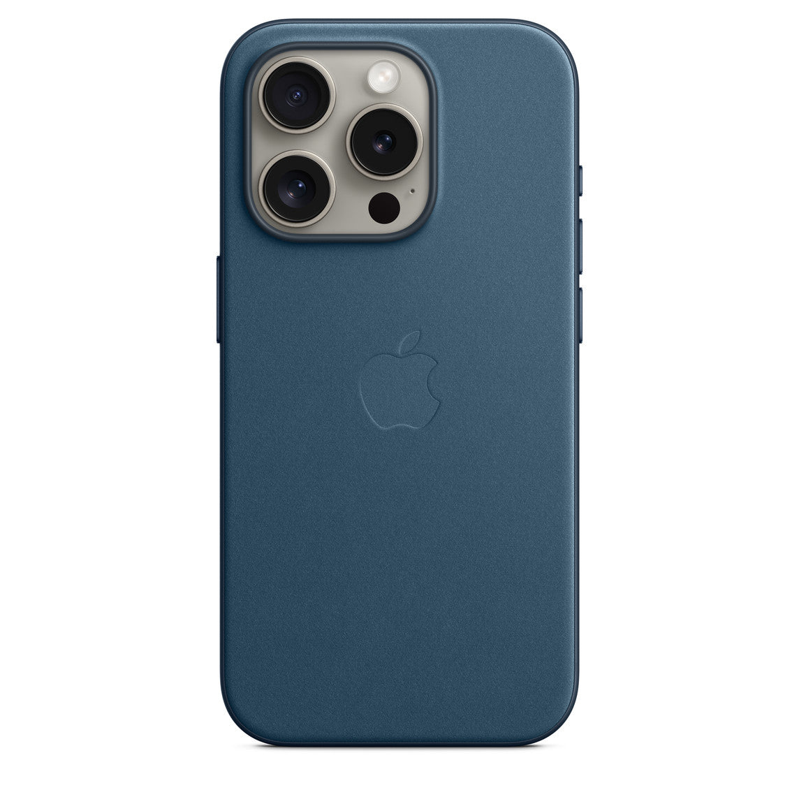 Custodia MagSafe in tessuto FineWoven per iPhone 15 Pro - Blu Pacifico