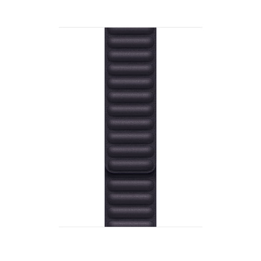 Cinturino a maglie in pelle inchiostro (45 mm) - S/M