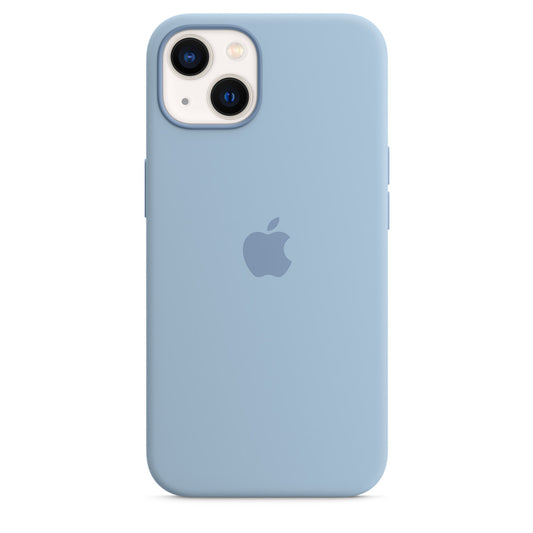 Custodia MagSafe in silicone per iPhone 13 - Celeste Nebbia