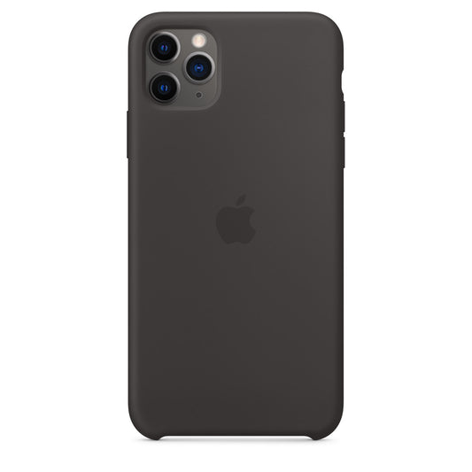 Custodia in silicone per iPhone 11 Pro Max - Nero