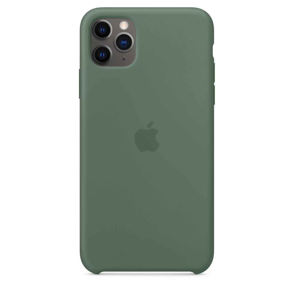 Custodia in silicone per iPhone 11 Pro Max - Verde pineta
