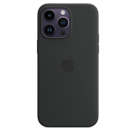 Custodia MagSafe in silicone per iPhone 14 Pro Max - Mezzanotte