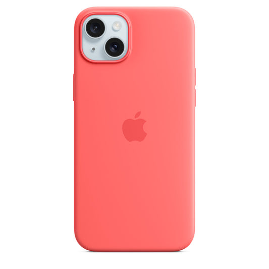 Custodia MagSafe in silicone per iPhone 15 Plus - Guava