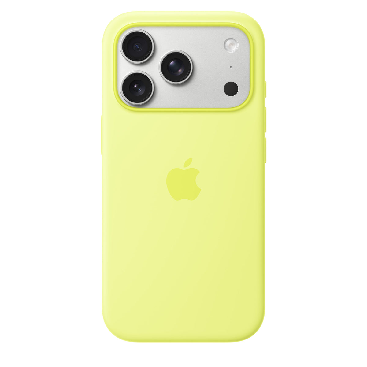 Custodia MagSafe in silicone per iPhone 17 Pro - Giallo neon