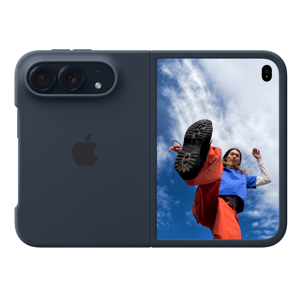 Custodia per iPhone Duo - Blu marino