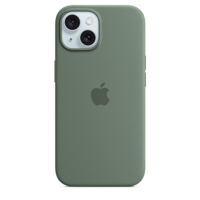 Custodia MagSafe in silicone per iPhone 13- cipresso
