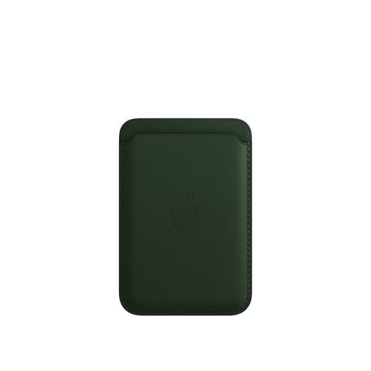 Portafoglio MagSafe in pelle per iPhone - Verde sequoia
